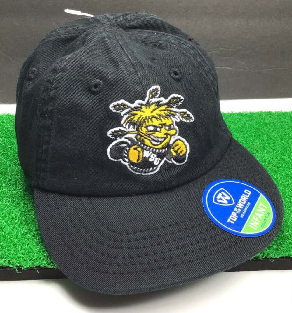 Wichita State Shockers NCAA / Top Of The World / Baby Infant Black Cap Logo Hat